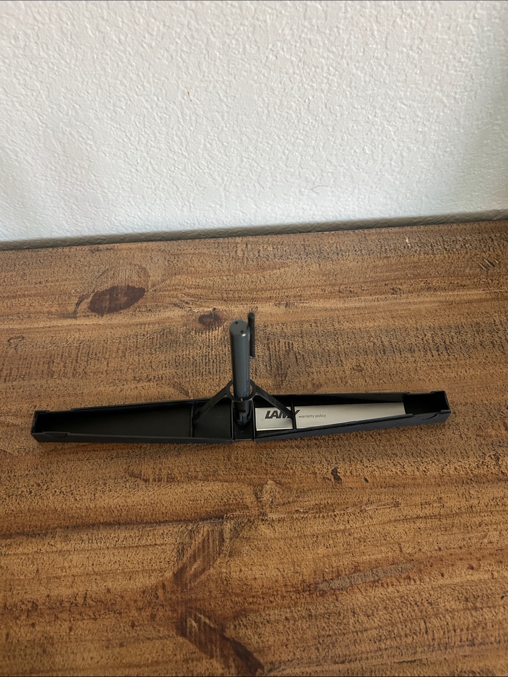 LAMY Black Desk Pen Stand with Center Post